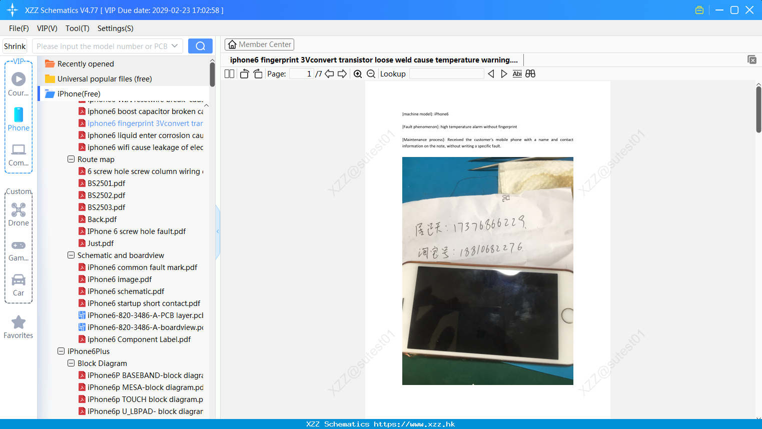Iphone6 Fingerprint 3Vconvert Transistor Loose Weld Cause Temperature Warning